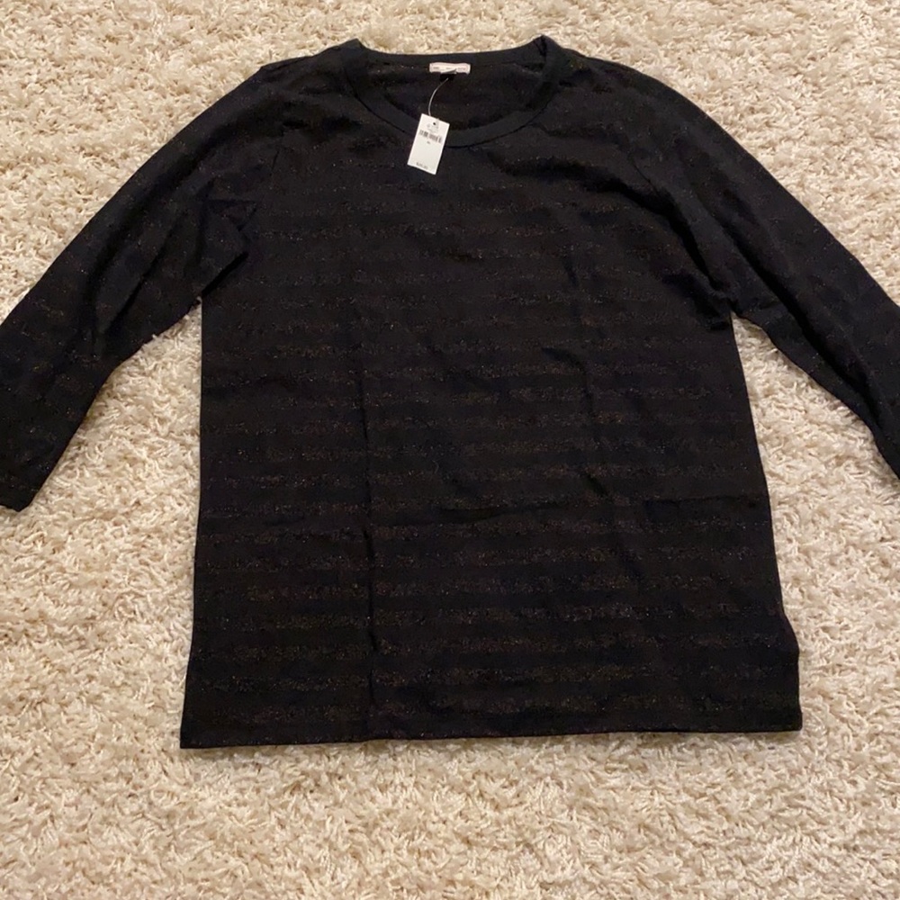 GAP 3/4 sleeve striped shirt